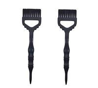 Mikinona 2PCS Large Hair Coloring Brush Professional Nylon Dyeing Tool with Pointed Tail for Salon Home Use Durable Easy to Clean Hair Dye Comb for Hairdressers and DIY Dyeing