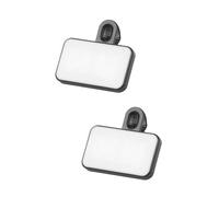 Mikinona 2pcs LED Camera Light with Brightness Clip Design for Video Conferencing Streaming Photography Portable Lightweight with Light Colors for Gentle Illumination