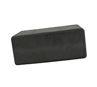 Mikinona 2pcs Lightweight EVA Yoga Blocks High Density Sturdy Bricks for Pilates and Yoga Exercise Support Balance Black