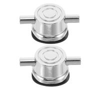 Mikinona 2pcs Metal Drum Lugs for Snare Tom Bass Drums with Enhanced Resonance and Robust Build for Live Performance and Studio Recording