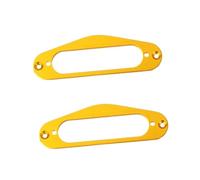 Mikinona 2pcs Metal Guitar Pickup Frame Mounting Ring for Tl Style Electric Guitars Humbucker Pickup Ring Screws and Easy to Install Replacement Accessory