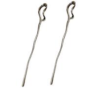 Mikinona 2pcs Metal Hair Sticks for Women Irregular Design Chinese Hairpins Elegant Hair Accessories for Buns and Updos Parties and Festivals