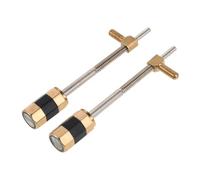 Mikinona 2pcs Metal Violin Bow Frog Screws Replacement Instrument Parts for Violinists Professional Bow Repair Accessories