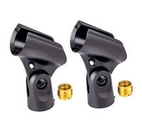 Mikinona 2pcs Microphone Clip Holders Mic Clips for Stand for Handheld Microphone Mic for Stand
