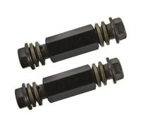 Mikinona 2pcs Motorcycle Brake Hose Extension Fitting Kit Front Brake Line Lengthening Connector Metal Construction Easy Installation Compatible with Various Motorcycle Models Random Color