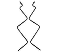 Mikinona 2pcs Motorcycle Windshield Bracket Canopy Arch Rod Set, Heavy Duty Steel Sunshade Support Mount for Electric Scooter and Moped, Motorbike Rain Cover Holder for Outdoor Use