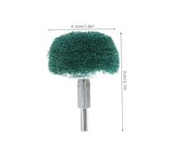 Mikinona 2pcs Mushroom Polishing Pad Buffing Wheel with Fiber Flap for Rotary Tools Stainless Steel Abrasive Grinding Head for Metal Aluminum Wood Ceramic Glass Rust Removal and Surface