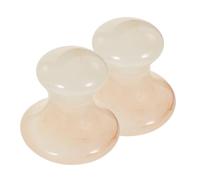 Mikinona 2pcs Mushroom Shape Facial Massage Tool Resin Gua Scraping Massager for Relaxation Skin Care and Emotional Connection for Home Office Use
