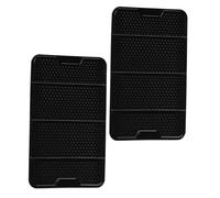 Mikinona 2pcs Non-slip Silicone Dash Pad for Car Dashboard and Office Desk Heat-resistant Phone Holder Mat for Mobile Phones Keys Coins Cell Bracket Mat and Versatile Storage