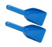 Mikinona 2pcs Plastic Ice Scraper and Snow Removal Tool for Car Windscreen and Freezer Defrosting Lightweight Compact Design for Easy Snow Ice Cleaning and Freezer Maintenance