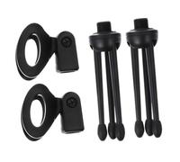 Mikinona 2Pcs Plastic Microphone Bracket Universal Mic Stand for Podcasts Desktop with Precise Balance and Portable Design