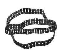 Mikinona 2pcs Plastic Tank Tracks Replacement for DIY Robotic Model Tank Chassis Easy Install Parts for Rc Robot Crawler Car Enhances Stability and Traction Various Terrains