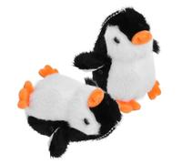 Mikinona 2pcs Plush Penguin Keychain Soft Stuffed Animal Pendant Bag Charm Cute Hanging Decoration for Backpacks Luggage and Keys Portable Animal Lovers