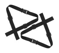 Mikinona 2pcs Portable Anti-Slip Backpack Strap Buckle Clips Made of Sturdy Plastic and Polyester, Adjustable Backpack Hip Belt Replacement for Outdoor Camping Use