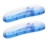 Mikinona 2Pcs Portable Case Durable Holder for Travel Daily Storage High Grade Material Easy Open Close Reliable Protection for Safety
