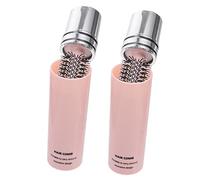 Mikinona 2pcs Portable Hair Roller Styling Brush for Women Retractable Curly Hair Comb Lightweight and Design for Easy Use and Travel for Daily Care