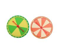 Mikinona 2pcs Prize Wheel Lottery Turntable Party Games Props Teaching Aids Smooth Spinning Pointer Carnival Family Fun