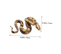 Mikinona 2pcs Realistic Fake Snakes PVC Animal Figurines for Educational Play Science Learning Creative Nature gift for for for for for for for Boys and Halloween Decor