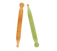 Mikinona 2pcs Resin Gua Sha Massage Sticks Acupressure Massage Tools Facial and Body Reflexology Therapy for Face, Head, and Full Body Relaxation in Home Spa
