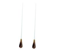 Mikinona 2pcs Resin Music Conductor Elegant Performance Accessory for Orchestra Concerts Smooth Finish Comfortable Grip High-strength Design for Stage Shows and Conducting