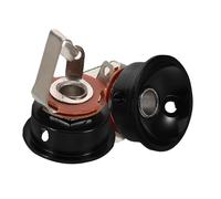 Mikinona 2pcs Round Cup Electric Guitar Jack Socket Plate Replacement for Stable Audio Connection Durable Signal Optimized Input Output for Bass and Electric Guitar Parts