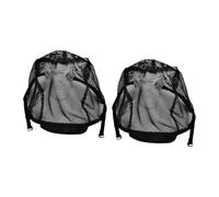 Mikinona 2pcs Shaped Mesh Wig Caps Lightweight Lace Hair Net for Wig Making Comfortable and Breathable Elastic Cover for for Use and Special Occasions