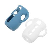 Mikinona 2pcs Silicone Bottle Adapter Handles for Bottles Feeding Cover for Nursery