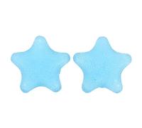 Mikinona 2Pcs Silicone Grip Balls Hand Muscle Relaxation Wrist Developer for Stress Relief Rehabilitation and Grip Strength Training Random Color for Athletes Office Workers Random Color