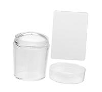 Mikinona 2pcs Silicone Nail Art Stamping Tools French Manicure Nail Stamper Kit Art Jelly Stamper Stamping Kit Diy Accessories
