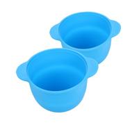 Mikinona 2pcs Silicone Wax Warmer Bowl Liners 300ml for Hair Removal Waxing Supplies Leakproof Non-stick Silicone Pot for Waxing Kits Compatible Electric Wax Heaters
