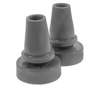 Mikinona 2pcs Slip Rubber Pad Crutch Pad Rubber Tip Protect for Walk Hiking Stick Crutch Accessories