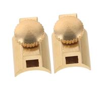 Mikinona 2pcs Small Brass Flute Screws Miniature Fastener Precision Instrument Hardware Accessories for Flute Repair Smooth Finish and Comfortable Touch