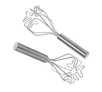 Mikinona 2PCS Stainless Steel Potato Ricer Masher for Food and Vegetables Comfortable Grip Manual Kitchen Tool for Mashed Potatoes Beans Yams and Pumpkin