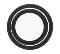Mikinona 2pcs Stethoscope Diaphragm Replacement Parts PVC Bell Covers for Adult Pediatric Nurses Floating Membrane Ensuring Sound Compatible with Stethoscopes