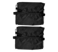 Mikinona 2pcs Stroller Travel Bag Nappy Organiser Hanging Grey Pram Bag Buggy for Storage Laundry