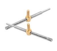 Mikinona 2pcs Sturdy Violin Bow Screw for Stringed Instruments Metal Accessory for Violin and Bow Frogs Easy to Install and Replace Resilient Design