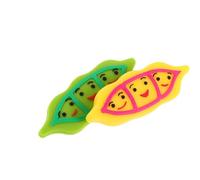 Mikinona 2Pcs Tennis Racket Vibration Dampeners Long Peapod Shape Shockproof Silicone Absorbers for Reducing String Vibration in Competition and Recreation