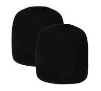 Mikinona 2pcs Thickened Large Microphone Covers Sponge Windshield Windscreen for Handheld Mic Protection Breathable Elastic Sponge for Stage Performance Conference and Ktv