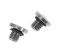 Mikinona 2pcs Titanium Alloy Mountain Bike Disc Brake Reservoir Cap Screws Set Brake Oil Cylinder Fixing Bolts Replacement