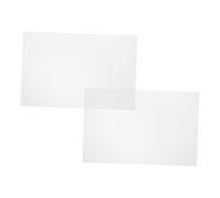 Mikinona 2pcs Transparent Lenticular Sheet Invisibility Shield Plastic Ripple Board for Close-up Card Tricks and DIY Decoration