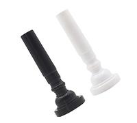 Mikinona 2pcs Trumpet Mouthpieces Food-grade Trumpet Parts Smooth Surface for Easy Cleaning Suitable for School Concerts and Practice Random Color