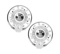 Mikinona 2pcs Tuning Device Guitar Bass Tuner Tone Pitch Pipe for Choir Teachers and Musicians