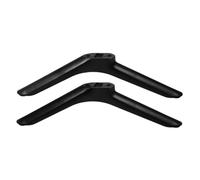 Mikinona 2pcs Tv Stand Base Replacement with Screws Heavy Duty Stable Pedestal Feet for LCD LED Tvs Table Desk Mount Legs Wobble Television Replacement Parts for Secure Viewing