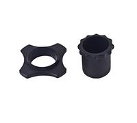 Mikinona 2pcs Universal Silicone Microphone Accessories with Anti-slip Base and Drop Resistance Circle for Wireless Microphones, Providing Shock Protection and Mounting, for Stage and Ktv