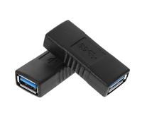 Mikinona 2pcs USB Female to Female Connector Adapter High-speed Data Transfer USB Coupler with Metal Connectors Compact Lightweight Design for Laptop Computer and Charging Accessories