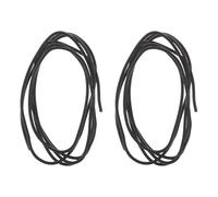 Mikinona 2pcs Vintage Pickup Cable Shielded Silicone Pre-tinned Guitar Wire for Bass Guitar Circuit Replacement Electric Accessories