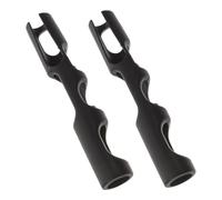 Mikinona 2pcs Violin Bow Grip Corrector Small Black Posture Corrector for Beginners Violin Tool Grip Holding Aid Bowing Technique for All Ages