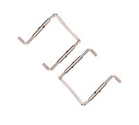 Mikinona 2pcs Violin Chin Rest Screws Metal Plated Surface Easy to Install 4/4 Violin Accessories Replacement Parts