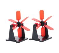 Mikinona 2pcs Water Wheel DIY Science Education Kits for Elementary School Science Projects Energy Conversion Learning Creative Assembly Material for Stem Activities