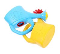 Mikinona 2pcs Watering Can Plastic Mini Garden Pots for Bright Colors for Small Plants Beach Play and Indoor Gardening Fun Random Color